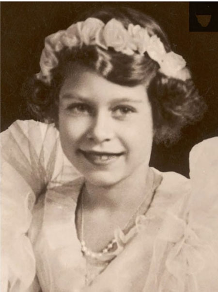 Queen Elizabeth at age 5